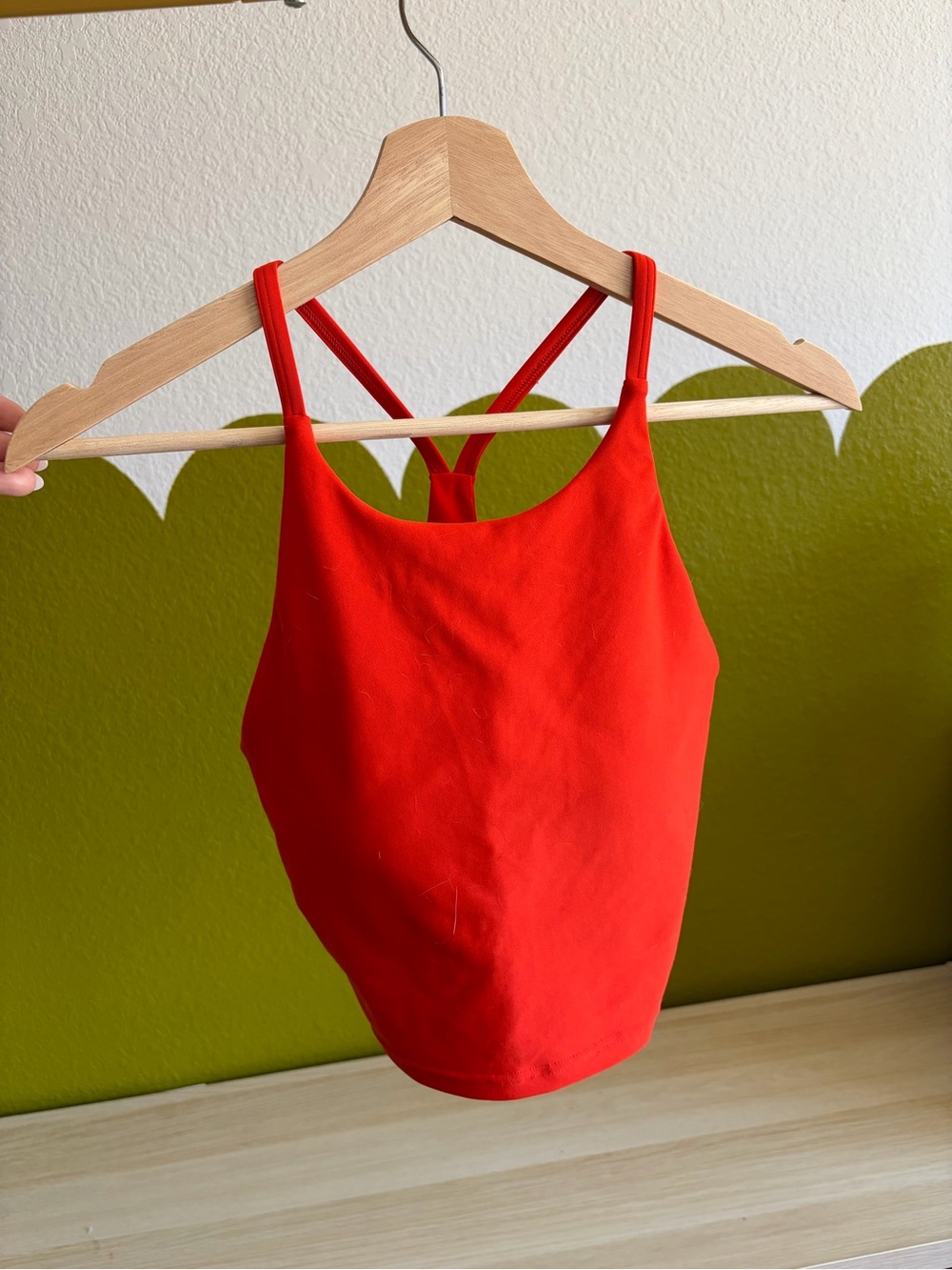 Red Women's Strappy Tank Top